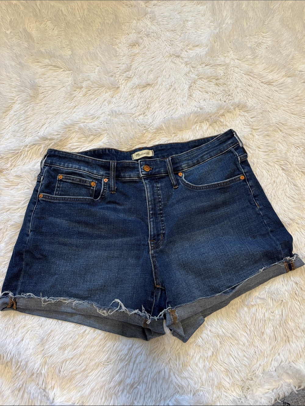 Madewell High Rise Denim Shorts Size 16W